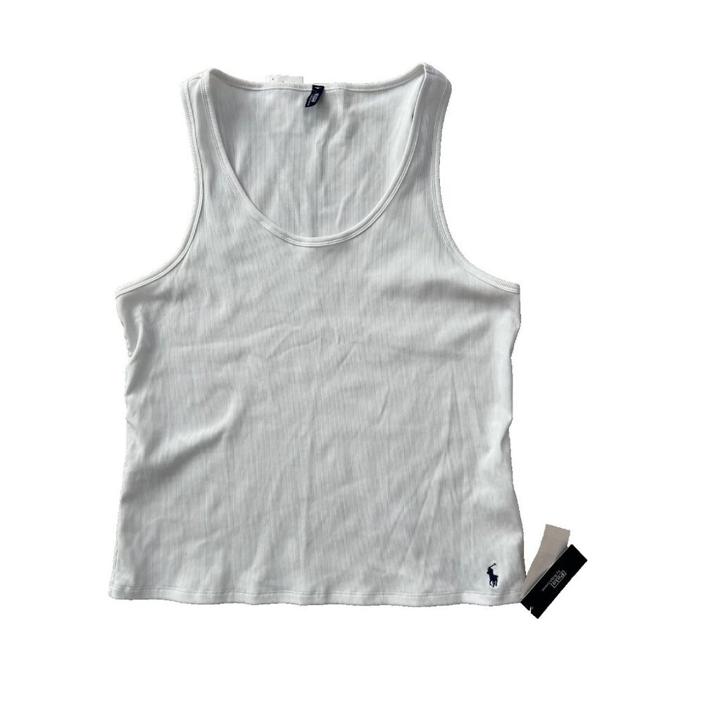 Polo Ralph Lauren Loungewear Rib Tank White ( XXL )